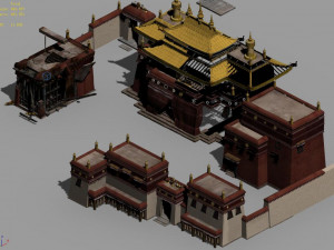 guanyinyuan-religion-damaged-temple 12 3D 模型