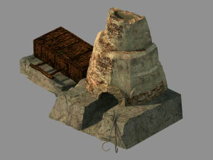 Kessel-chemische Energie-Elektrizit&auml;t-W&auml;rmeenergie 3D Modell