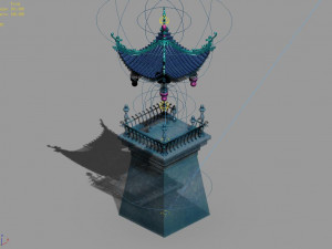 undersea-blue pavilion-building 12 3D मॉडल