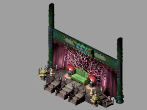 undersea-dragon palace-throne 36 3D 模型