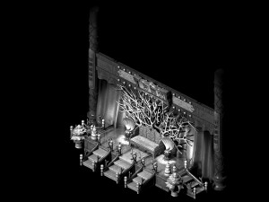 undersea-dragon palace-throne 36 3D 模型