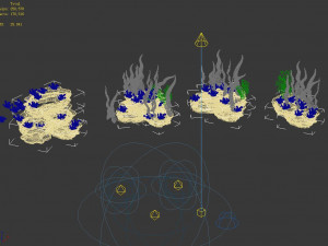 undersea-dragon palace hall-props-plants 3D 모델