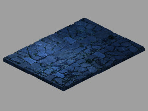 undersea-dragon palace hall-ground 15 3D Модель