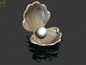 undersea-dragon palace hall-pearl 07 Modèle 3D