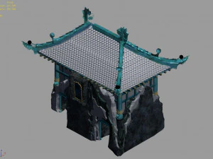 undersea-dragon palace gate 36 3D Model