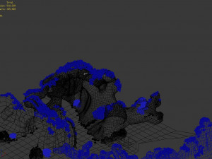 undersea-dragon palace terrain 02 3Dモデル