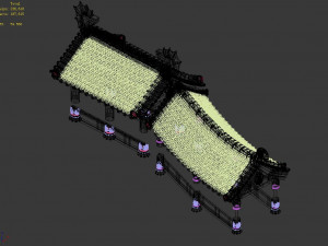 undersea-dragon palace building 002 3D Model