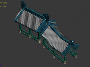 undersea-dragon palace building 002 3D Model