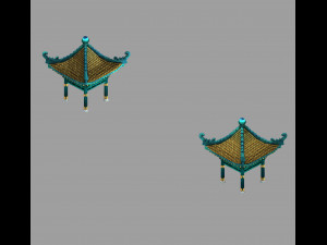 undersea-dragon palace building 004 3D 模型