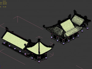 undersea-dragon palace building 005 Model 3D