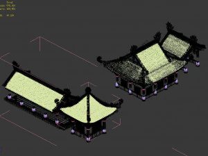undersea-dragon palace building 005 3D Model