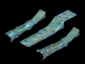 undersea-dragon palace stairs 15 Modello 3D
