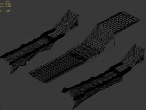 undersea-dragon palace stairs 15 Modello 3D
