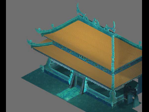 undersea-dragon palace main hall 15 3D Model