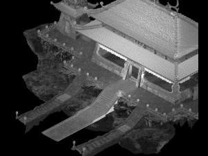 undersea-dragon palace main hall 45 3D Model