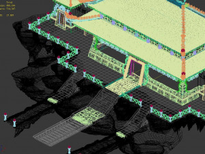 undersea-dragon palace main hall 45 Modelo 3D