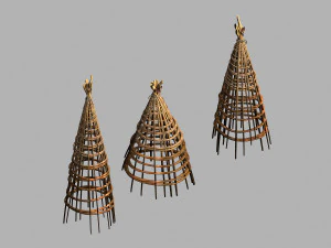 narzędzie-rybaka-na plaży-wybrzeżu 03 Model 3D