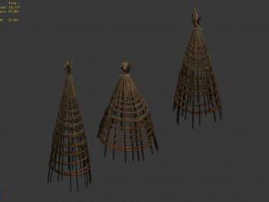 beach-coast-fisherman-fishing-tool 03 3D Model