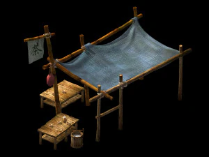 seaweed iodine-salt-vendor 3D Model