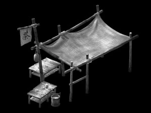 seaweed iodine-salt-vendor 3D Model