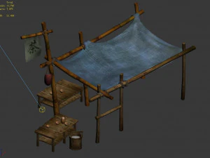 seaweed iodine-salt-vendor 3D Model