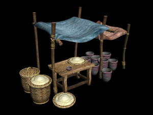 seaweed iodine-salt-stall 10 3D Model
