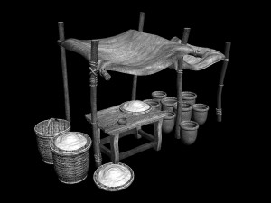 seaweed iodine-salt-stall 10 3D Model