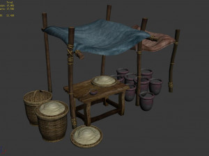 seaweed iodine-salt-stall 10 3D Model