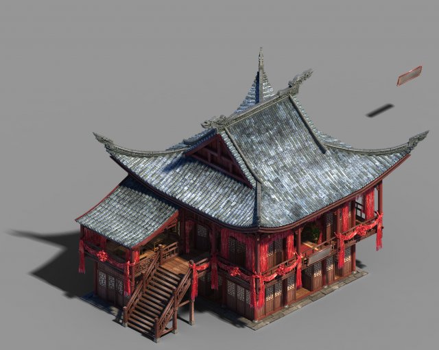 hangzhou-dadian commercial district-building 04 3D 模型 .c4d .max .obj .3ds .fbx .stl .blend