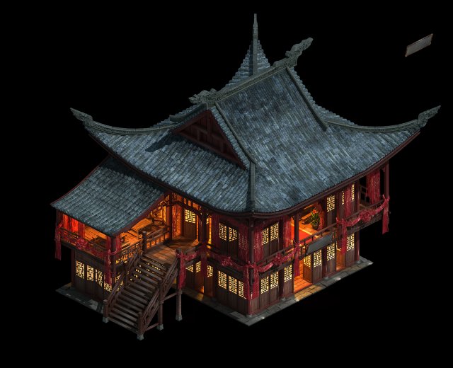 hangzhou-dadian commercial district-building 05 3D Модель .c4d .max .obj .3ds .fbx .stl .blend