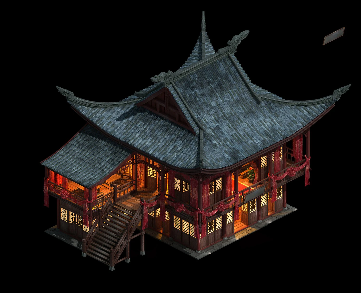 hangzhou-dadian commercial district-building 05 3D Model .c4d .max .obj .3ds .fbx .stl .blend 