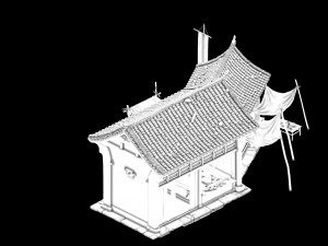 hangzhou-business district-building pharmacy 3Dモデル