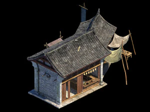 hangzhou-business district-building pharmacy 2 3D Model