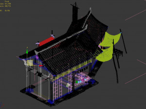 hangzhou-business district-building pharmacy 2 3D Model