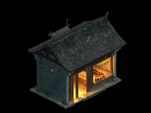 hangzhou-business district-building pharmacy 3 3D Model