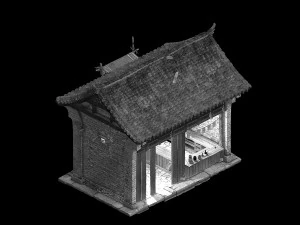 hangzhou-business district-building pharmacy 3 3D Model