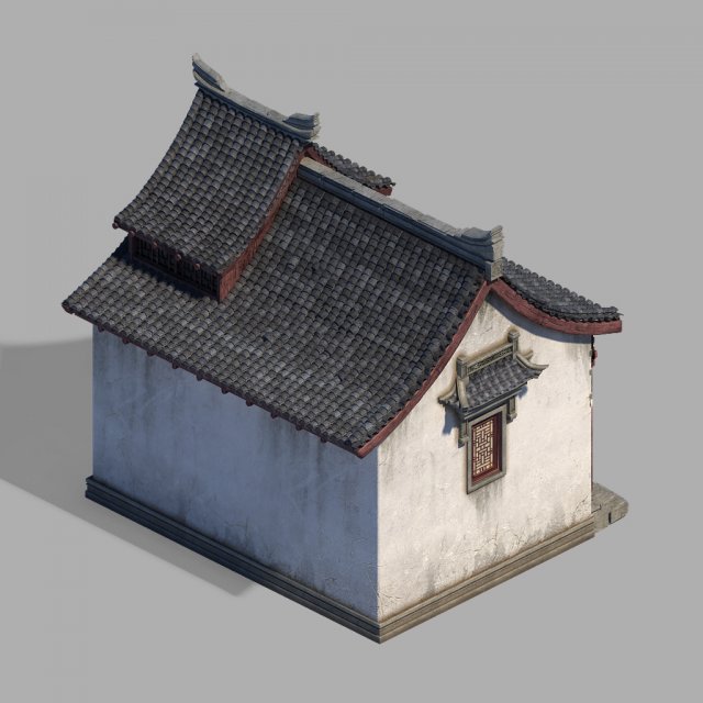 hangzhou-living area-building 001 3D 模型 .c4d .max .obj .3ds .fbx .stl .blend 