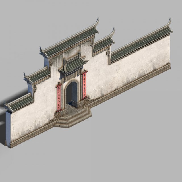 hangzhou-living area-building 002 Model 3D .c4d .max .obj .3ds .fbx .stl .blend 
