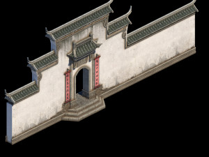 hangzhou-living area-building 002 Model 3D