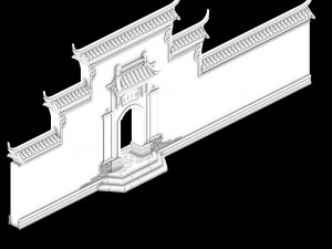 hangzhou-living area-building 002 Model 3D
