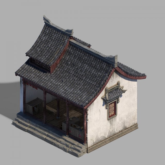 hangzhou-living area-building 003 3D Model .c4d .max .obj .3ds .fbx .stl .blend 