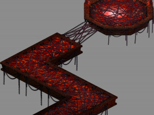 red-hell-chain-channel 3D Model