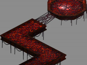 red-hell-chain-channel 3D Model