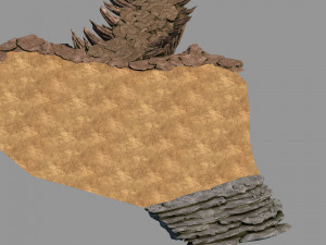 hongri taoist temple-bridge and steps 3D Model