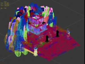 hongri taoist temple-taizi 3D Model
