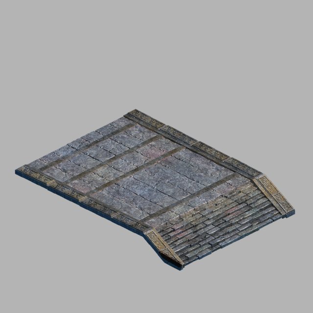 hongri taoist temple-ladder 3D Model .c4d .max .obj .3ds .fbx .stl .blend 