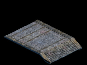 hongri taoist temple-ladder 3D Model