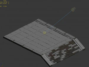 hongri taoist temple-ladder 3D Model