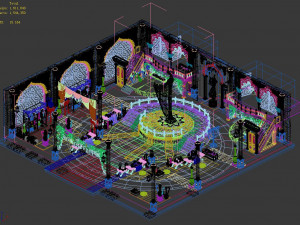 orchid-wine shop-indoor 52 3D Model