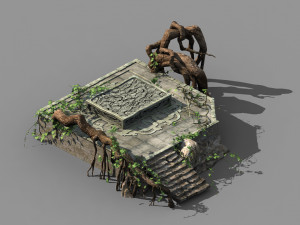 huaguoshan-faction-big tree root 01 3D Model